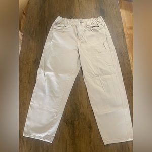 Relaxed pants cream